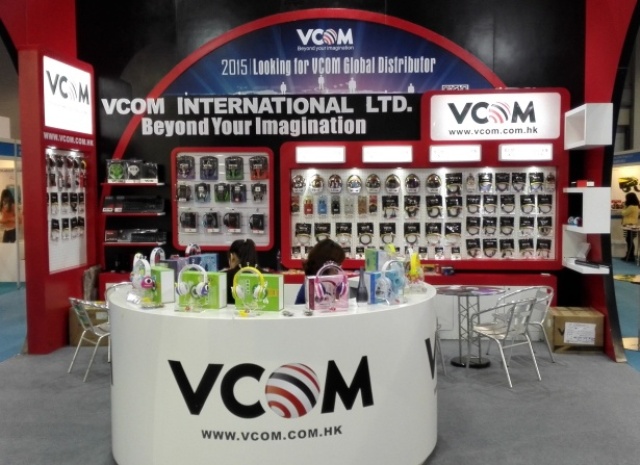 VCOM dans la foire de Source Electronique mondial & composents en printemps 2015