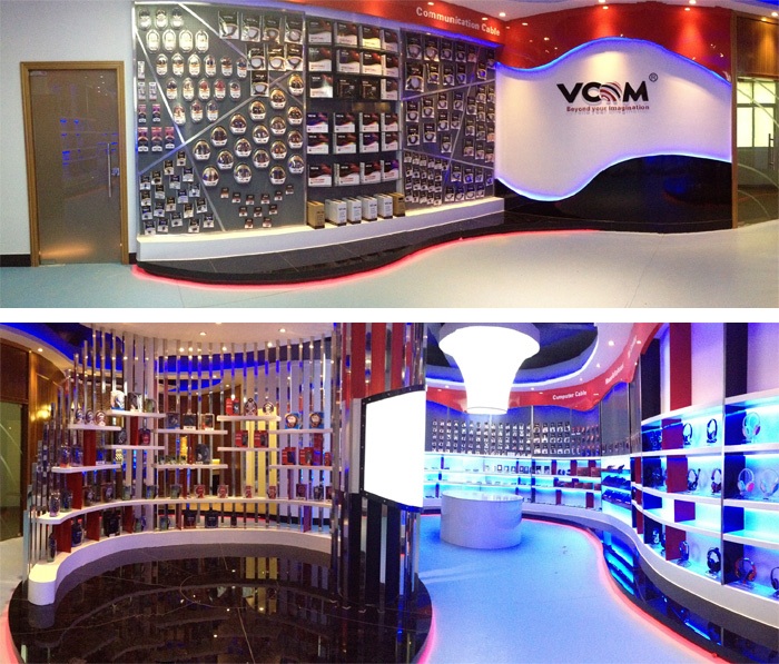 VCOM nouvelle salle d'exposition  l'usine Huizhou 