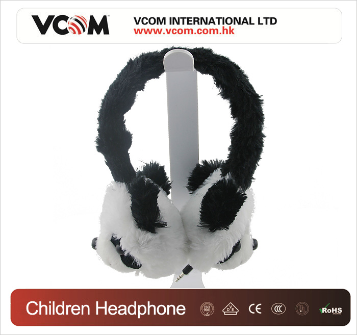 Casque VCOM pour enfants avec une conception en peluche