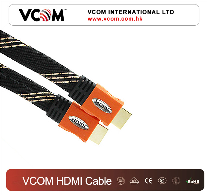 Cble HDMI VCOM plat  roulement facile