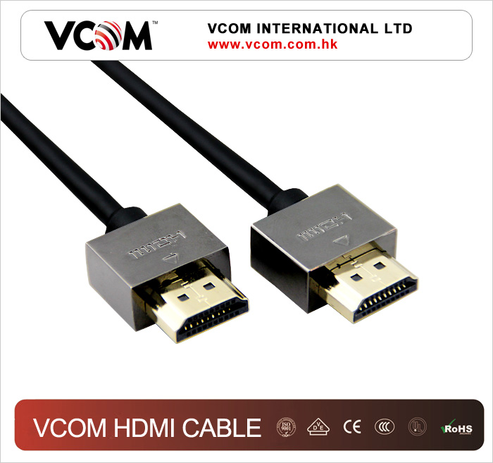 Cble HDMI VCOM ultra mince  Haute Qualit