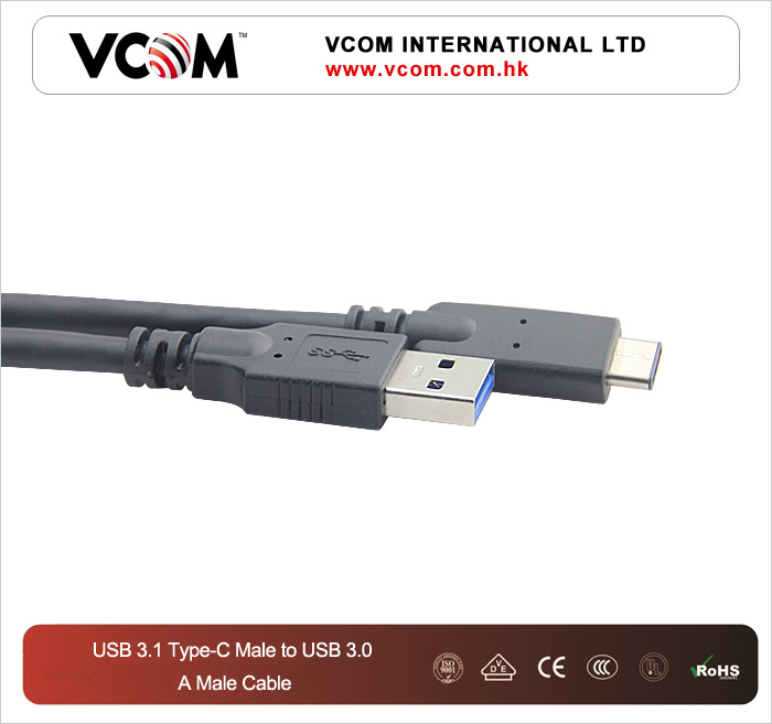 Cble VCOM USB 3.1, rcent et rapide USB