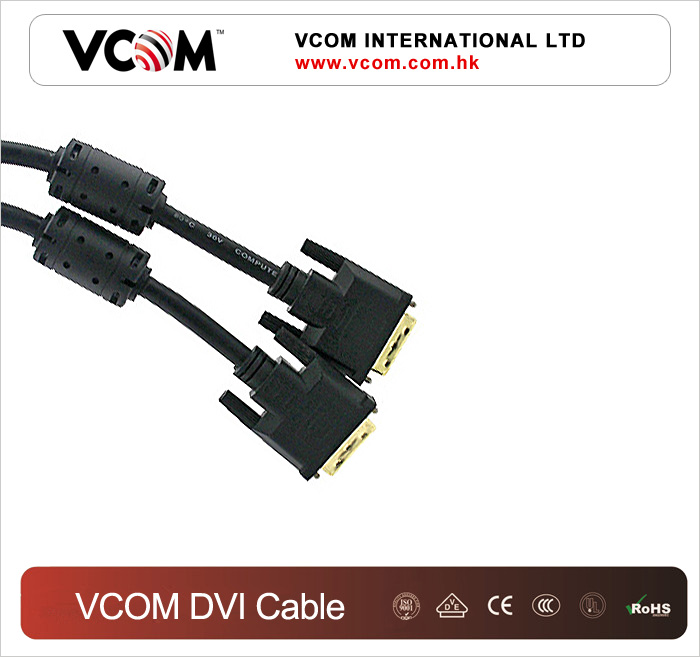cble DVI VCOM 24 + 1 M / M + 2 ferrites