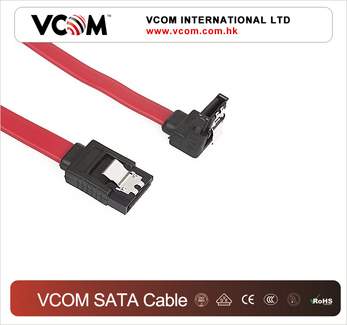 Cbles VCOM Sata  Angle  de Verrouillage droit  