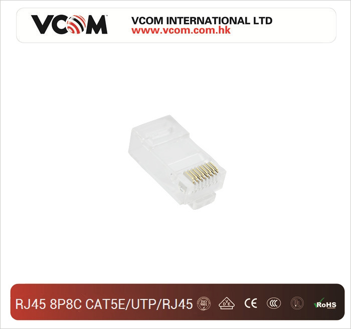 Fiche VCOM CAT5e RJ45 UTP 8P8C 