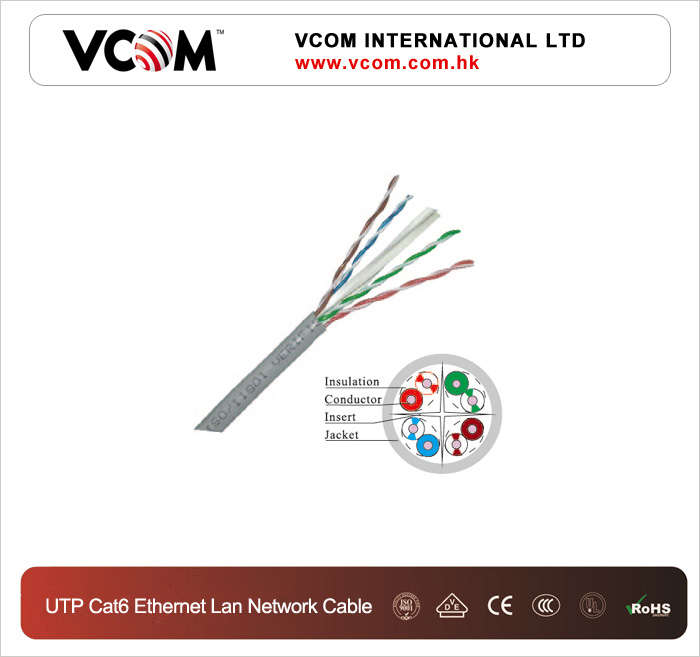 Cble VCOM rseau Lan Ethernet UTP Cat6 