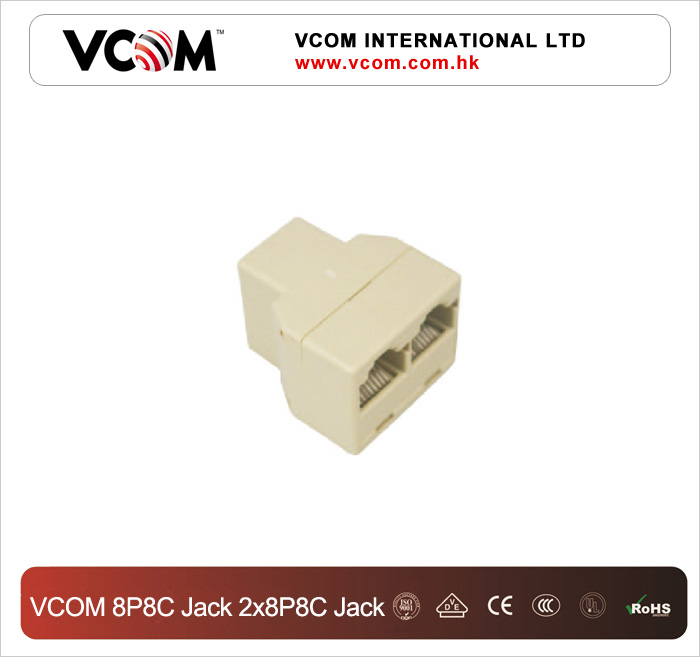 VCOM 8P8C Jack 2x8P8C Jack