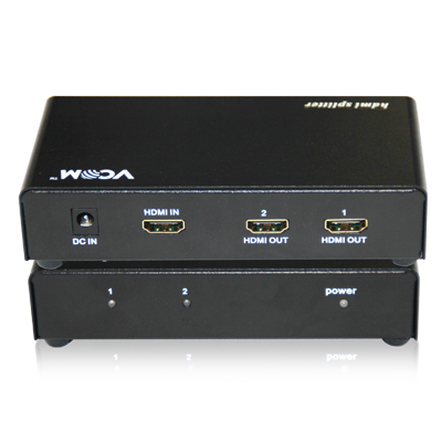 VCOM 1x2 3D 1080P Ethernet HDMI Splitter