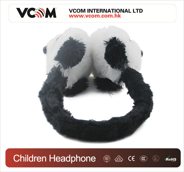 Casque VCOM pour enfants avec une conception en peluche