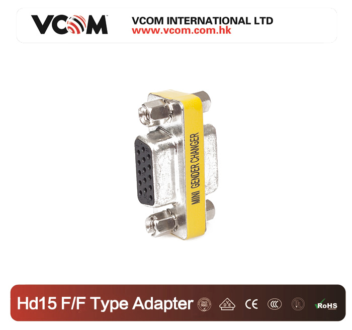 Adaptateur VCOM VGA HD15 femelle/femelle