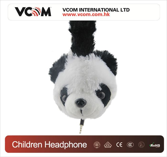 Casque VCOM pour enfants avec une conception en peluche