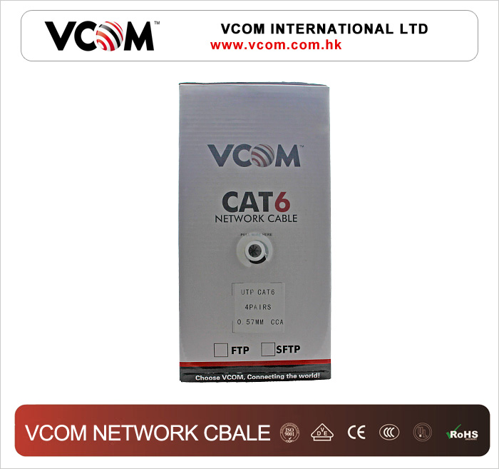 Cble VCOM rseau Lan Ethernet UTP Cat6 