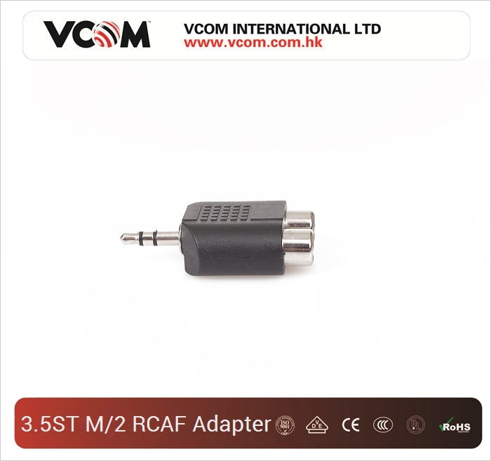 Adaptateur VCOM 3,5 STM / 2 RCAF 