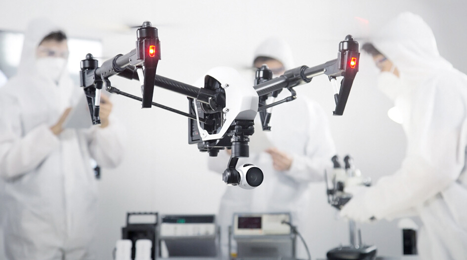 Le DJI Inspire 1 drone avec une caméra 4K