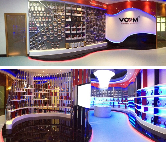 VCOM nouvelle salle d'exposition à l'usine Huizhou 