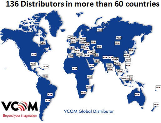 VCOM a augmenté de 5 distributeurs quand la nouvelle année commence